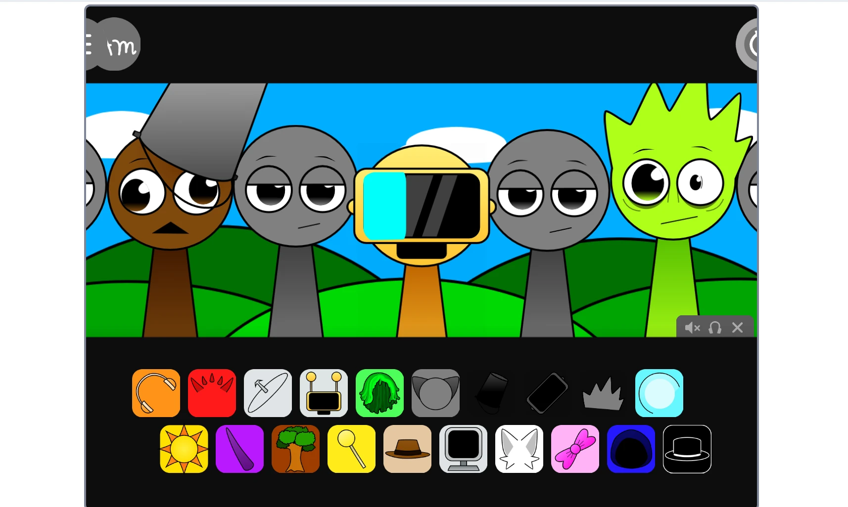 Incredibox Sprunki Swap advanced level with unlocked sound features