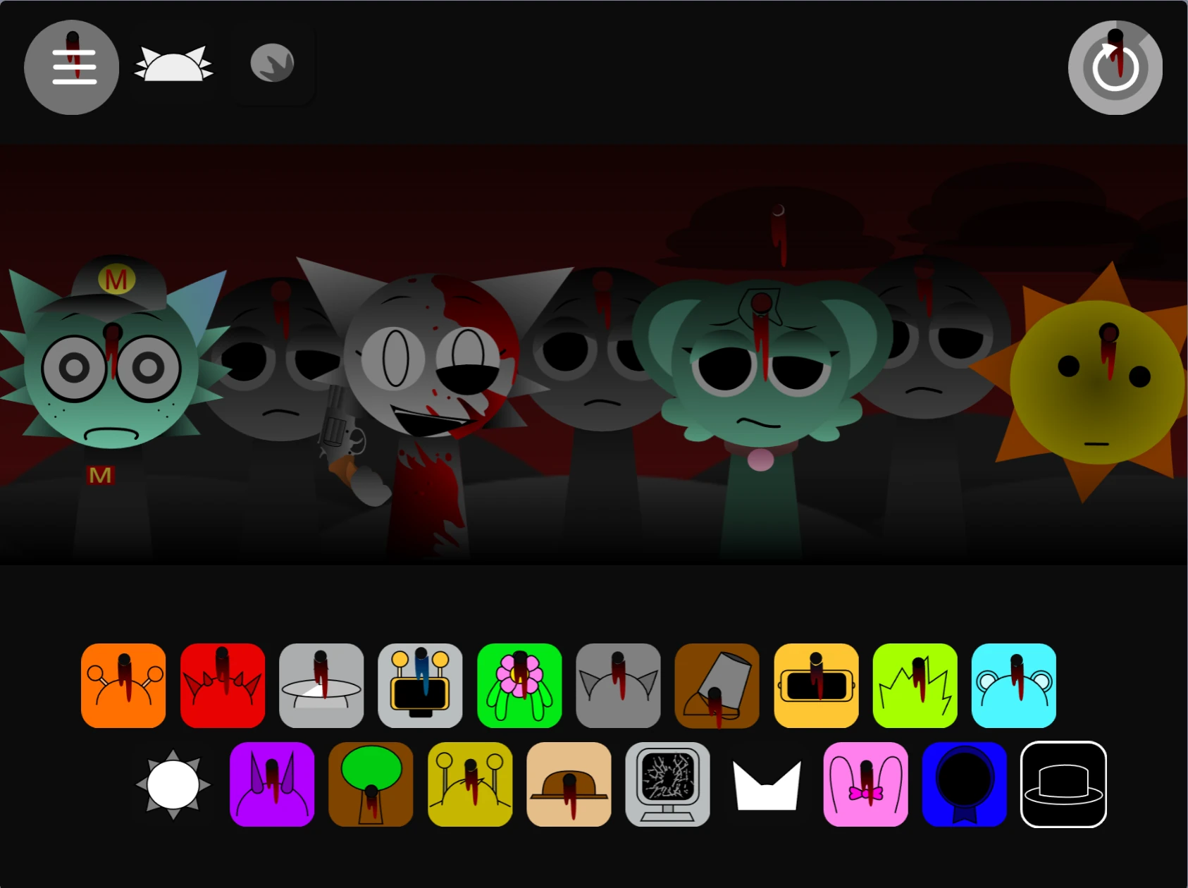 Incredibox Sprunki Tunner Treatment gameplay screenshot 1