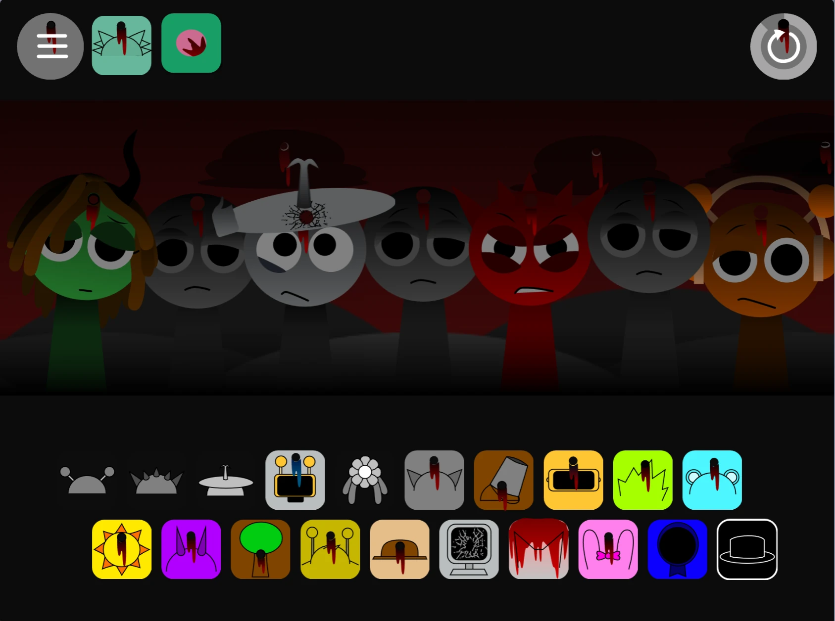 Incredibox Sprunki Tunner Treatment gameplay screenshot 2