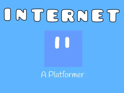 Internet mobile platformer logo - @23enicho original artwork with internet browsing theme