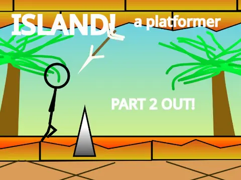 Island platformer logo - Scratchoctober 2024 Island theme entry