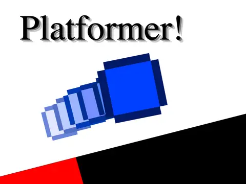 Jump fun platformer logo cover featuring moving platforms and thumbnail art by JumboFoodFace