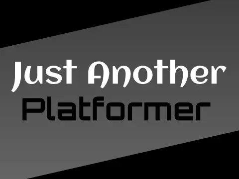 Just Another Platformer logo with Scratch cat and community story themes