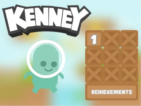Kenney Platformer v0.1.11 logo cover featuring cube with coins and crates