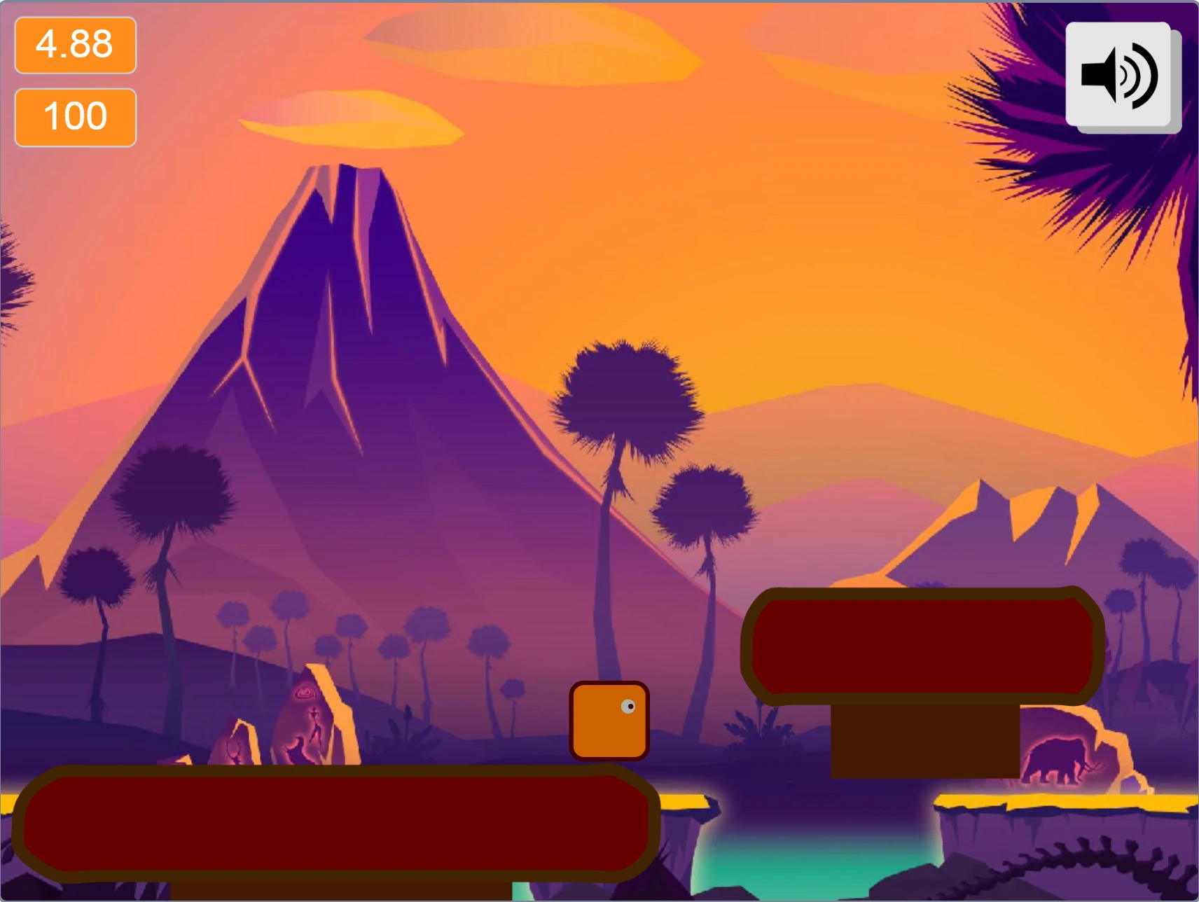 Lava Platformer gameplay screenshot 1