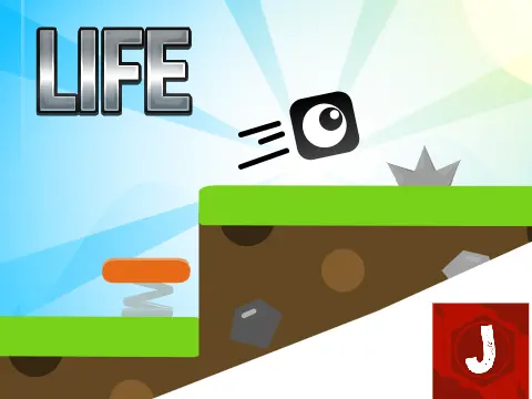 Logo for Life Mobile Scrolling Platformer game
