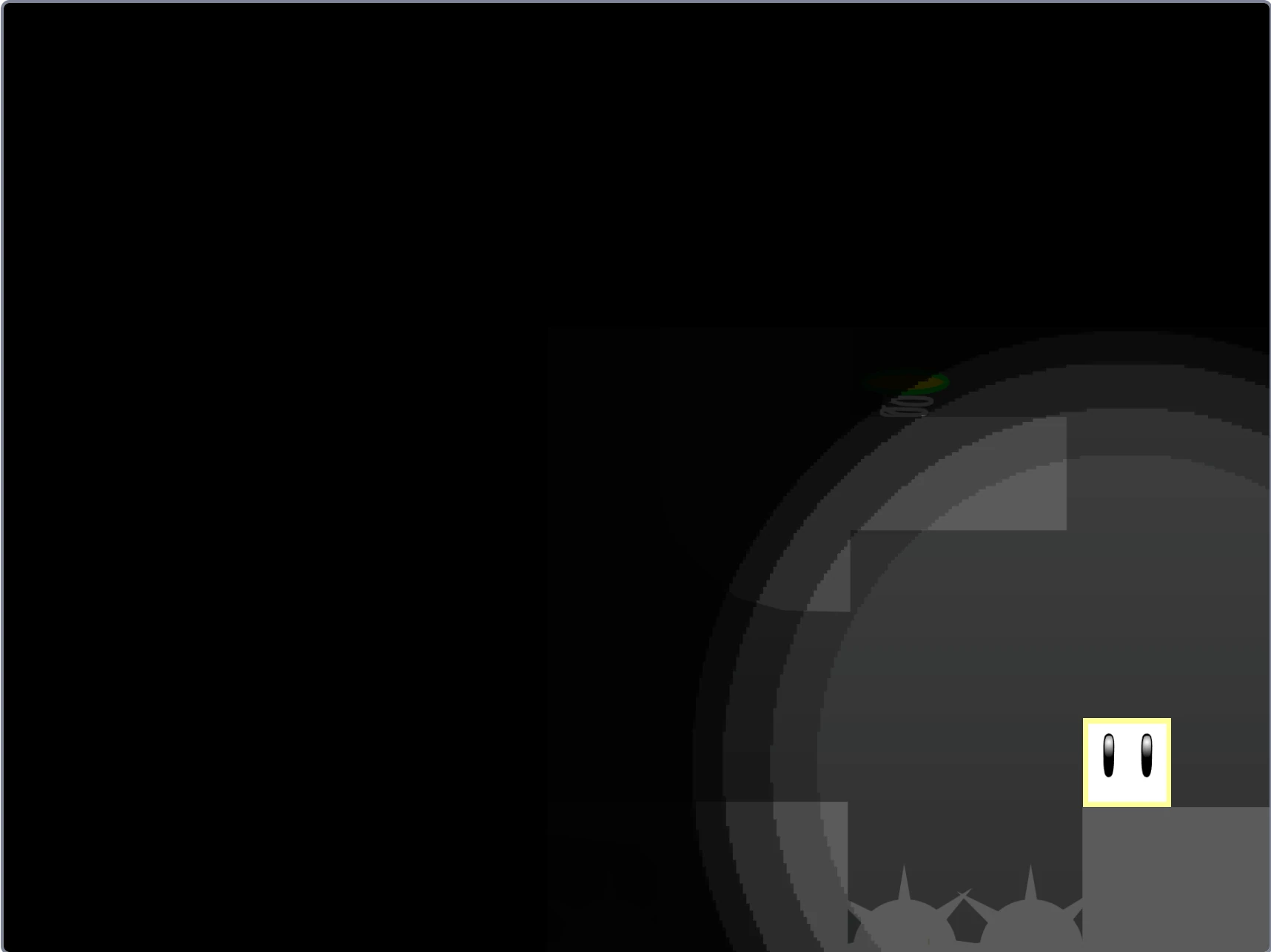 Lightcube Platformer gameplay screenshot 5 showing advanced jumping challenges