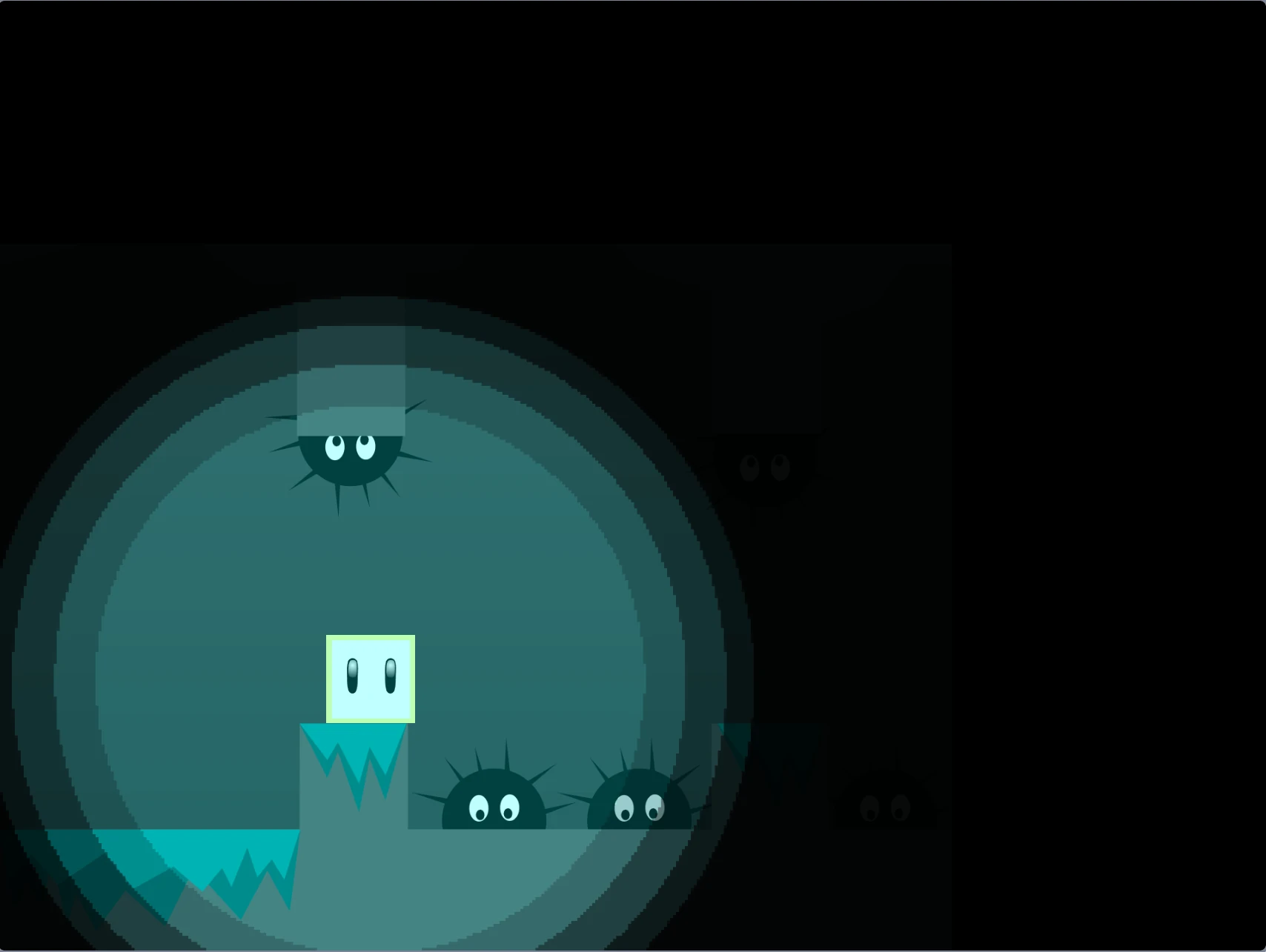 Lightcube Platformer gameplay screenshot 7 showing complete level view