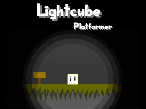 Lightcube Platformer Game Logo