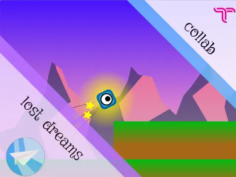 Lost Dreams collaborative platformer logo with dream-themed artwork