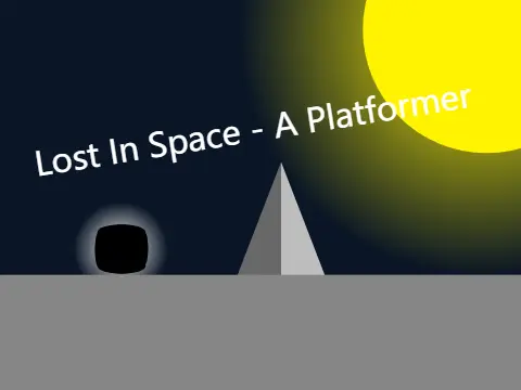 Lost In Space - A Platformer game logo