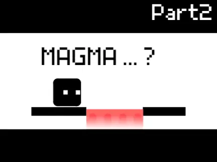 Magma platformer logo, sequel to A Needle and Jumper, Crystal-25 series