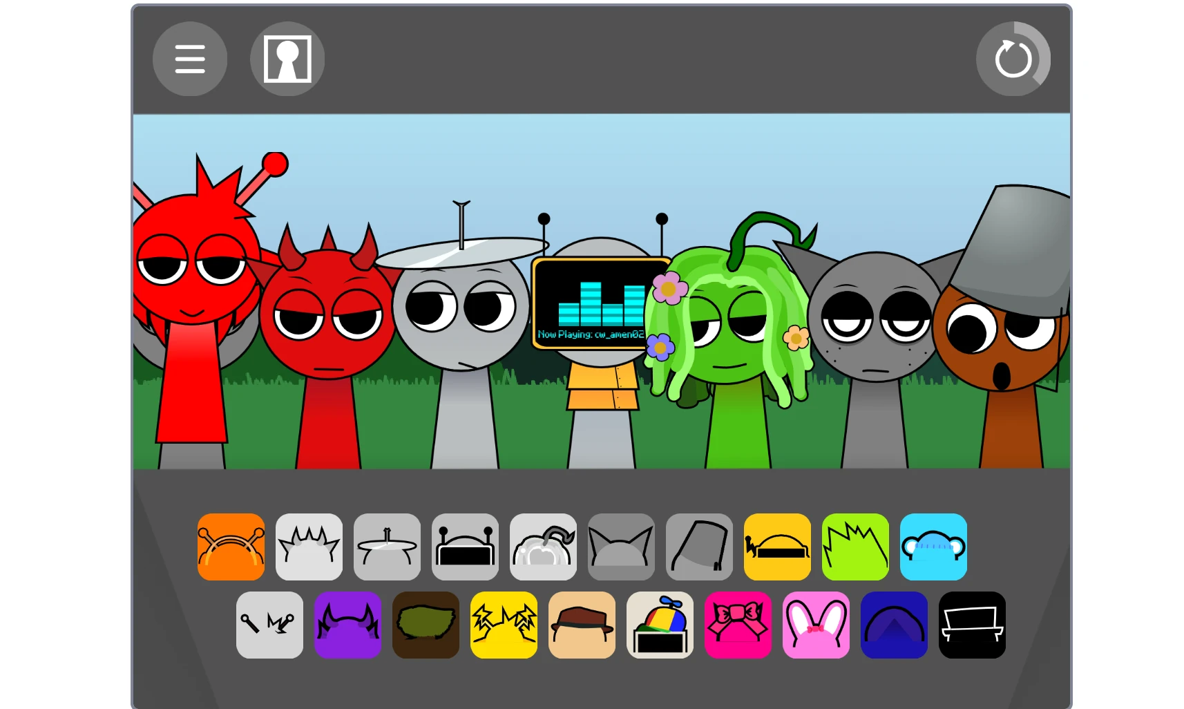 Make Your Sprunki gameplay screenshot 1