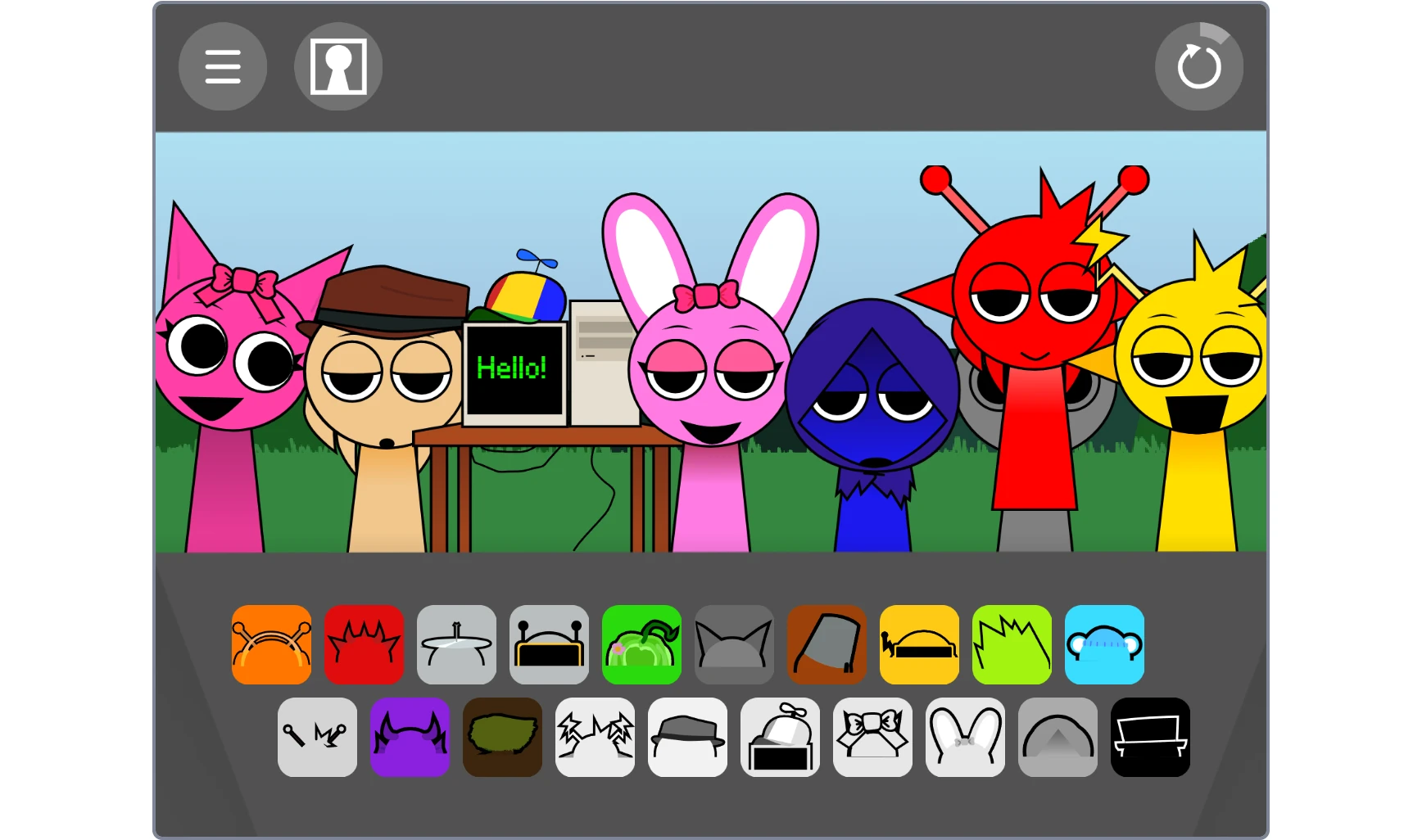 Make Your Sprunki gameplay screenshot 4