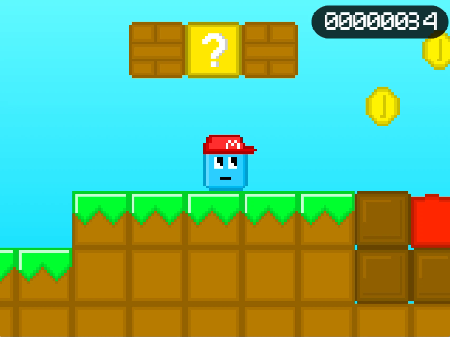 Mario Cube Scrolling Platformer Gameplay 3