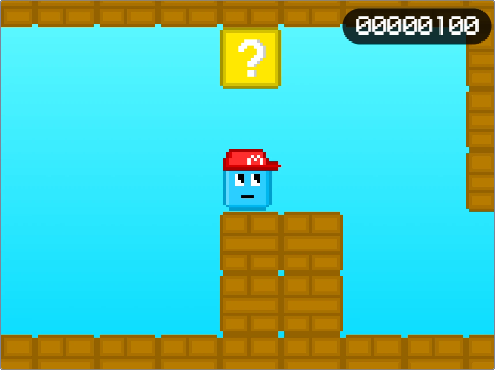 Mario Cube Scrolling Platformer Gameplay 4