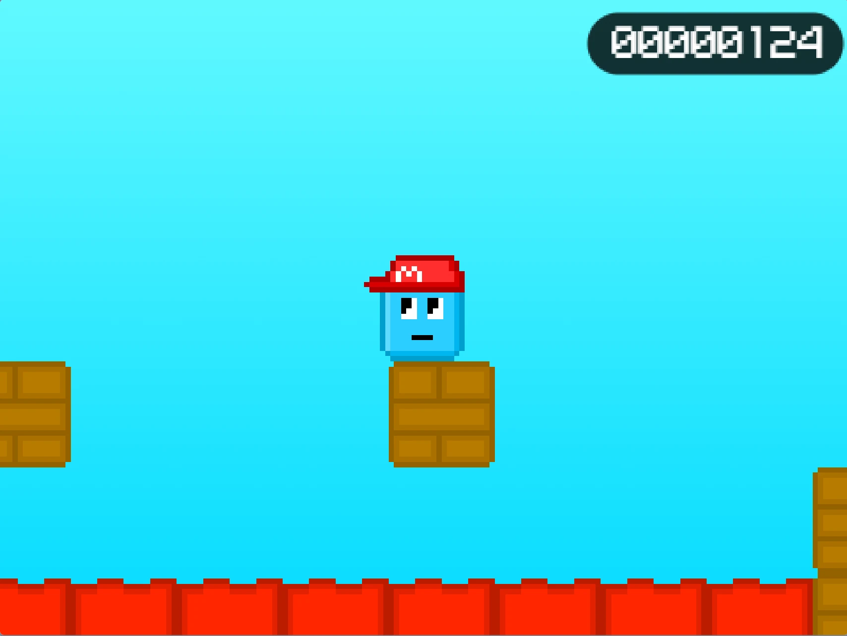 Mario Cube Scrolling Platformer Gameplay 6