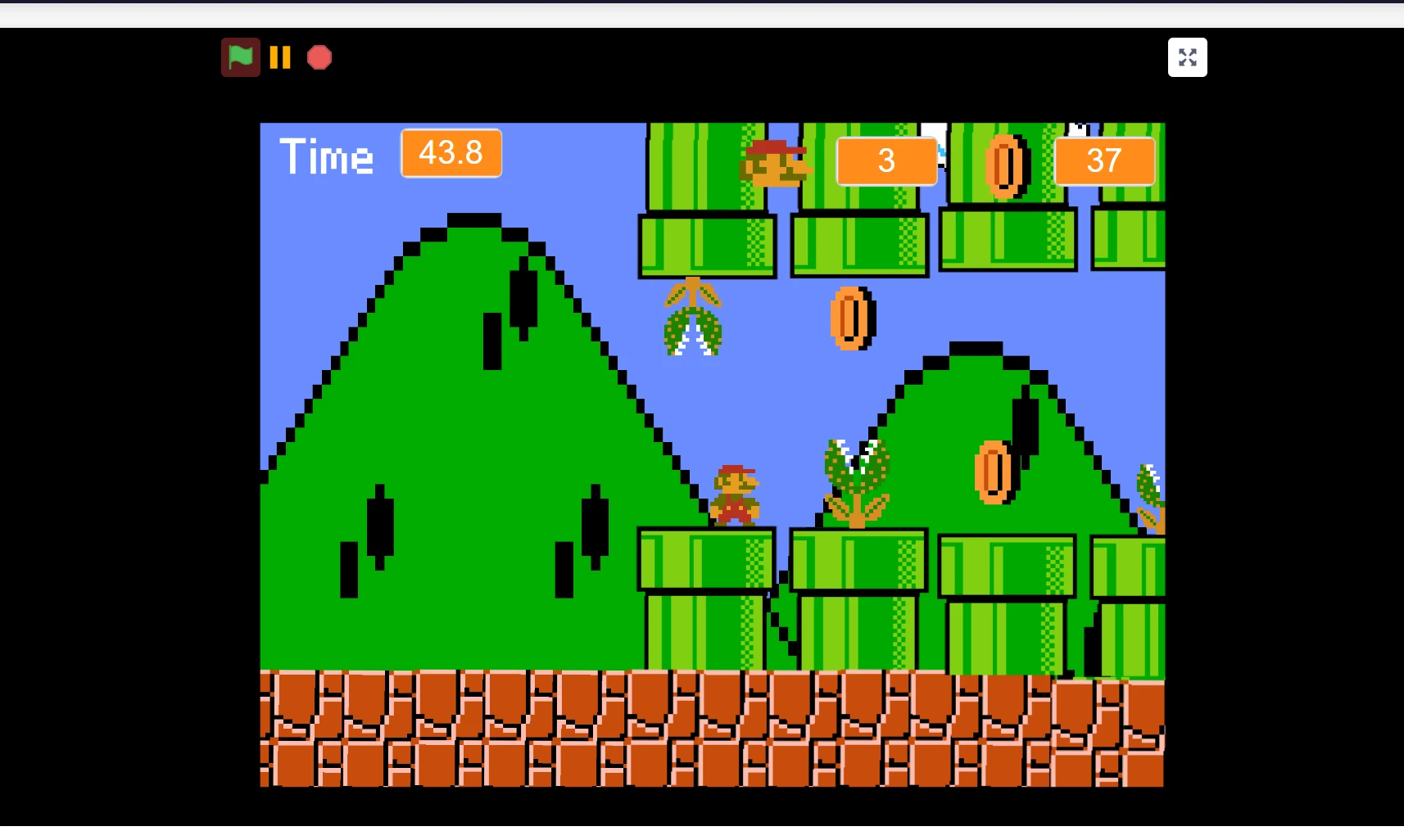 Mario Platformer V2 gameplay screenshot 2