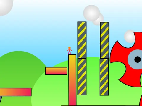 Massive multiplayer platformer candyland logo cover featuring candy themed levels and multiplayer avatars