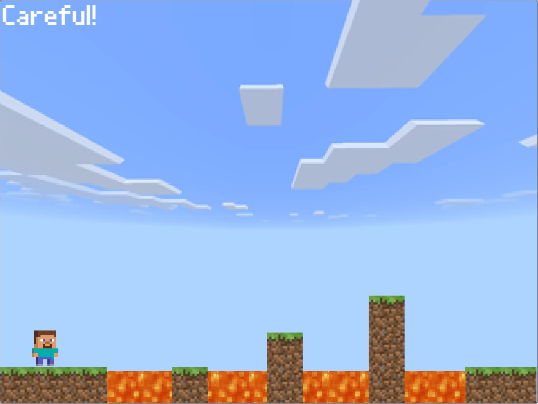 Minecraft A Platformer Gameplay Screenshot 2