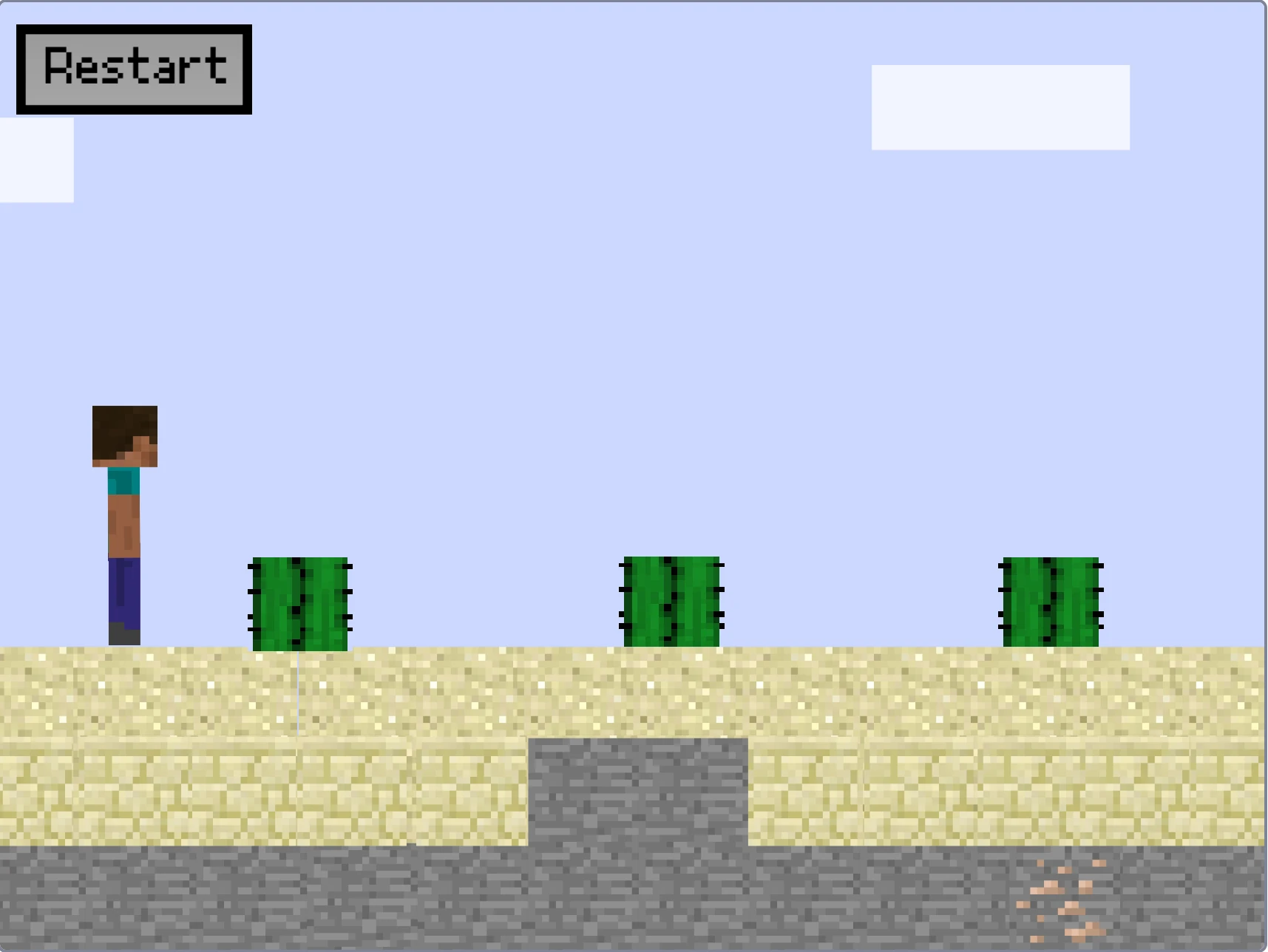 Minecraft A Platformer V2 gameplay screenshot 2