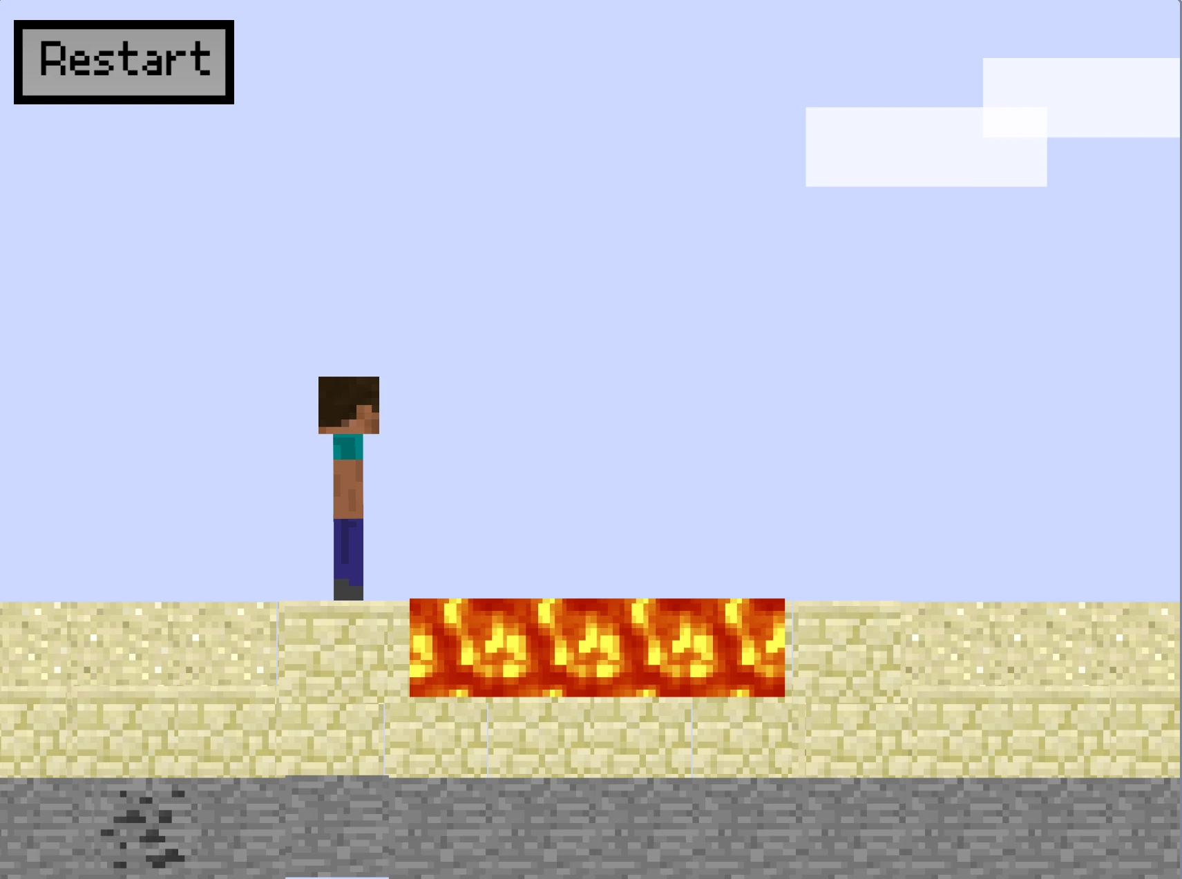 Minecraft A Platformer V2 gameplay screenshot 3