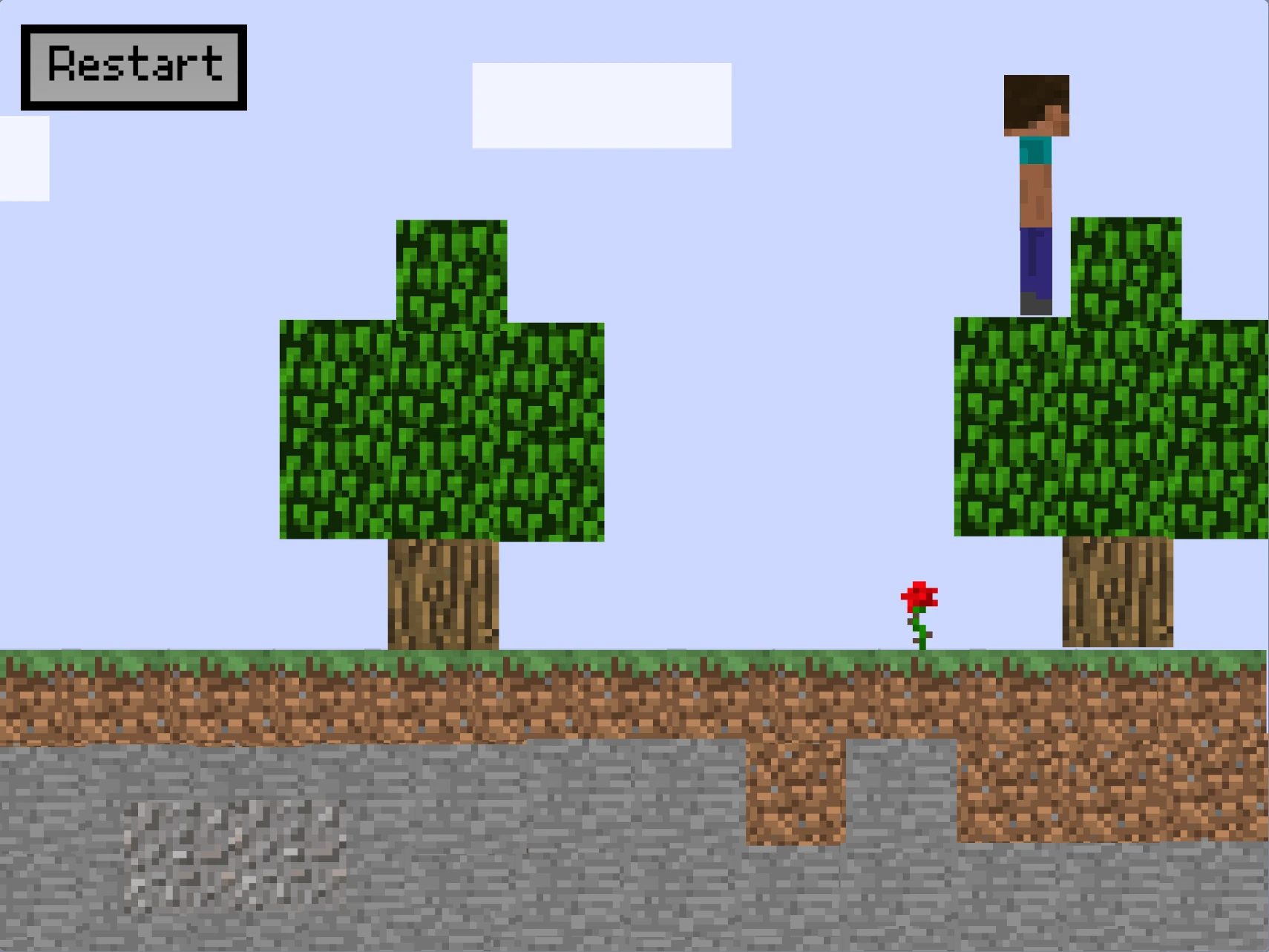 Minecraft A Platformer V2 gameplay screenshot 5