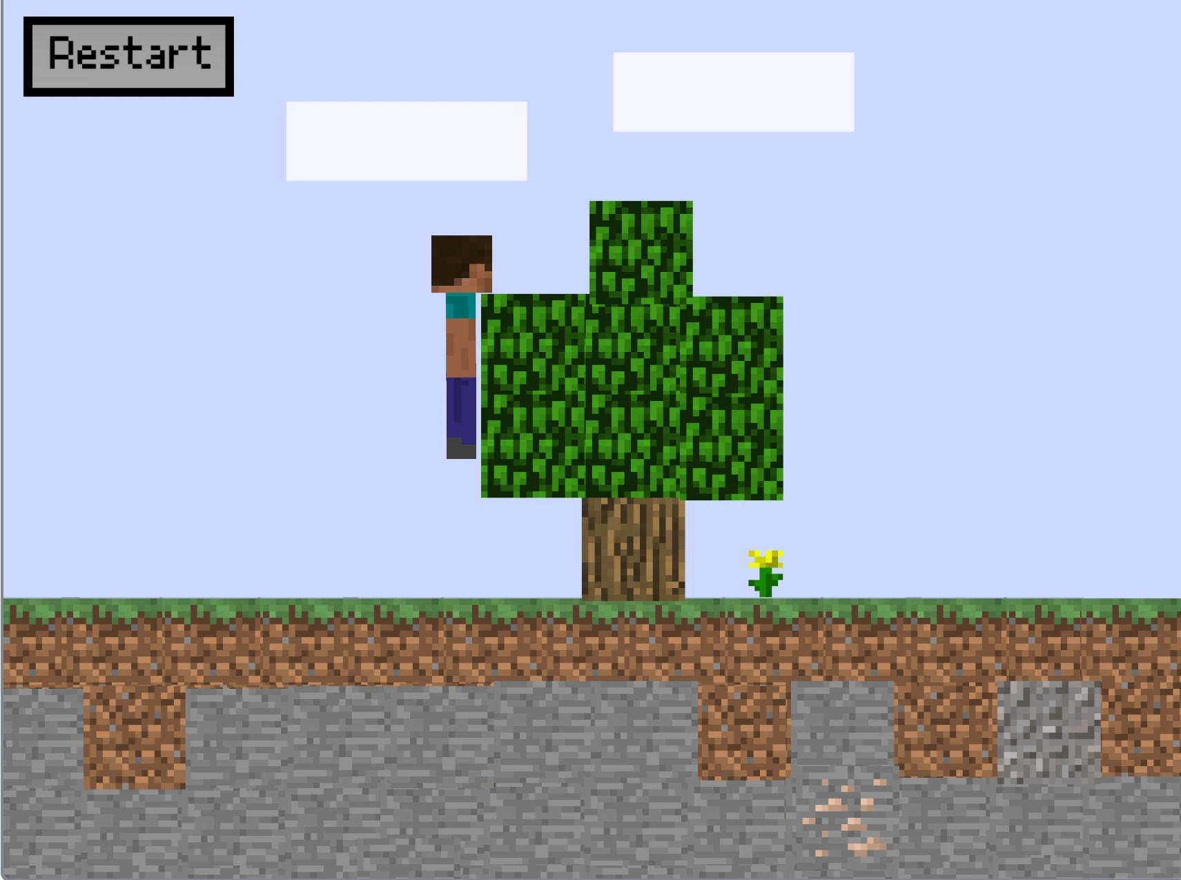 Minecraft A Platformer V2 gameplay screenshot 6