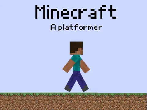 Minecraft A Platformer V2 game logo