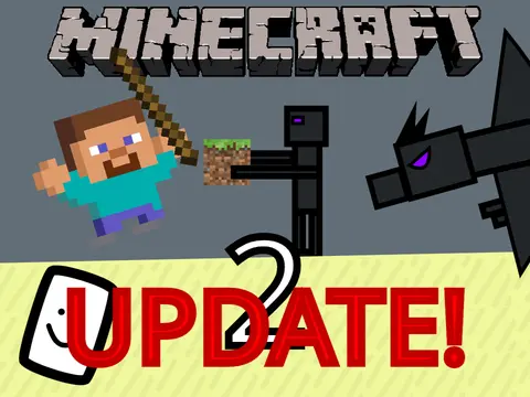 Minecraft Platformer 2 Game Logo