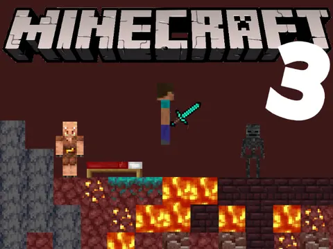 Minecraft Platformer 3 game cover image