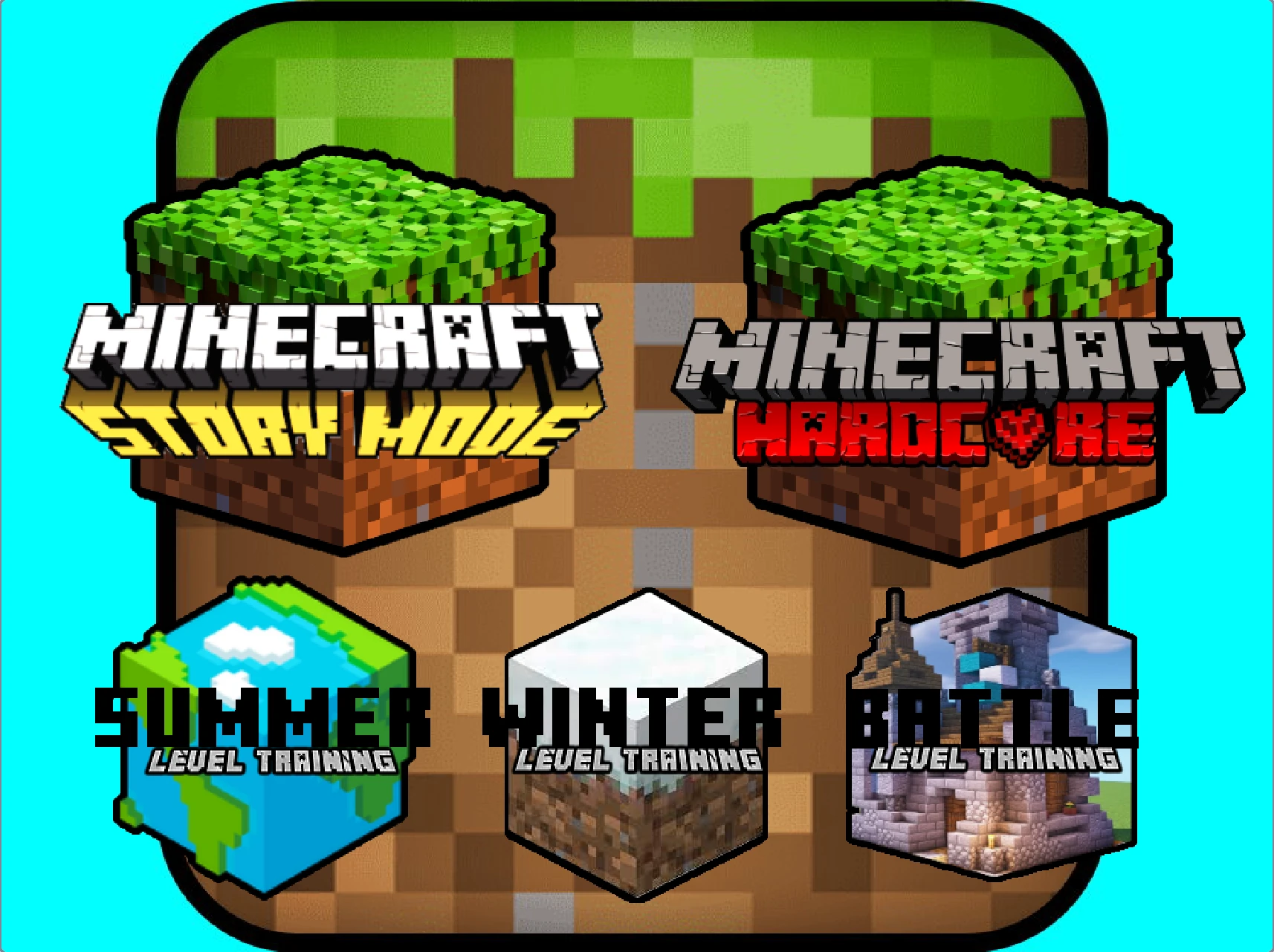 Minecraft Platformer 4 Mobile Friendly Gameplay Screenshot 1