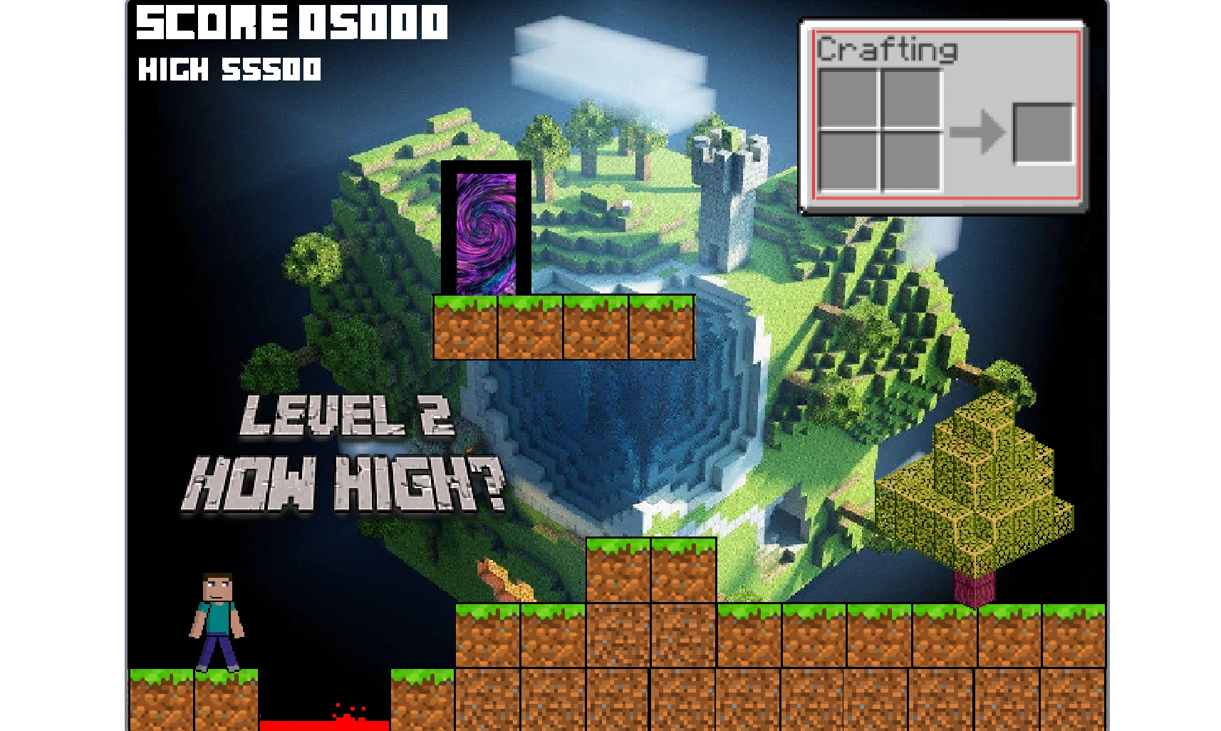 Minecraft Platformer Episode 1 Gameplay Screenshot 3