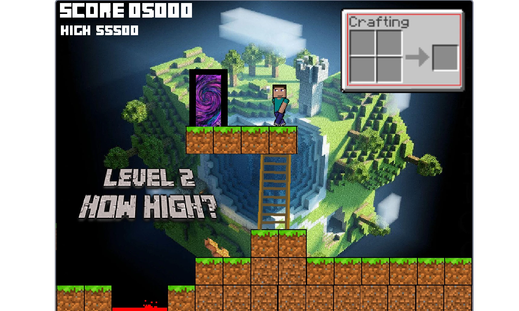 Minecraft Platformer Episode 1 Gameplay Screenshot 4