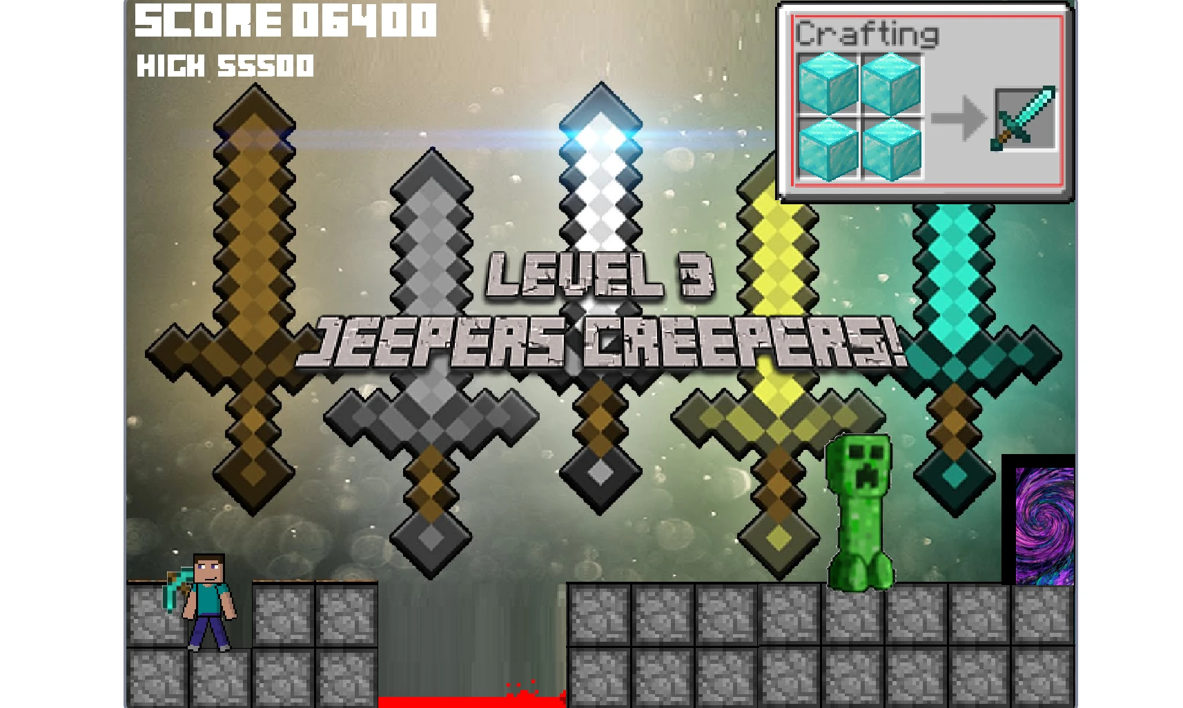 Minecraft Platformer Episode 1 Gameplay Screenshot 5