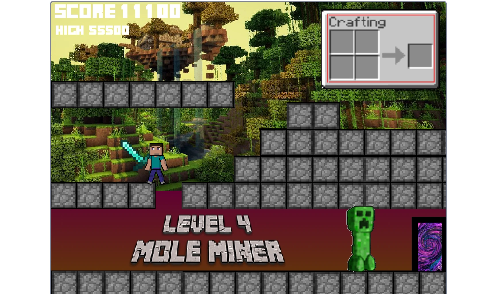 Minecraft Platformer Episode 1 Gameplay Screenshot 6