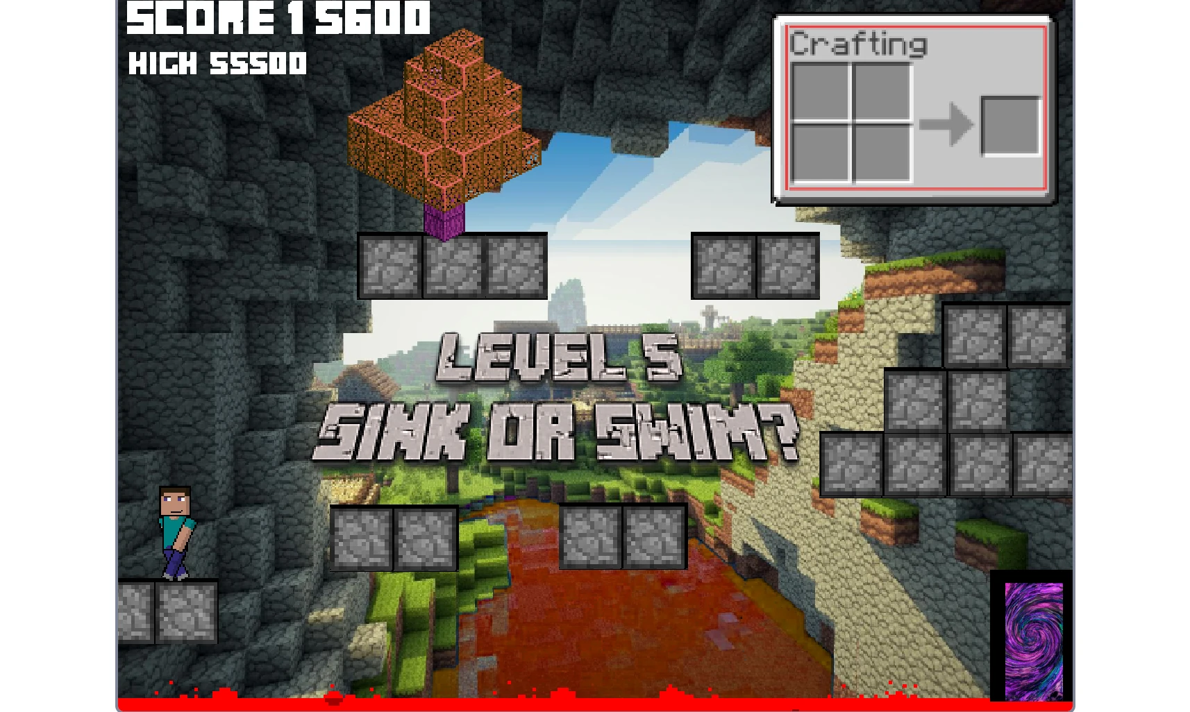 Minecraft Platformer Episode 1 Gameplay Screenshot 7