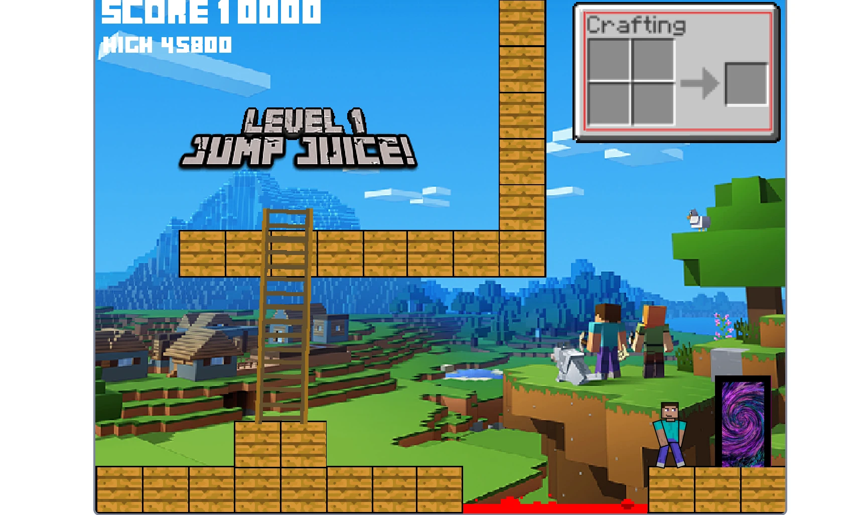 Minecraft Platformer Episode 2 Gameplay Screenshot 1
