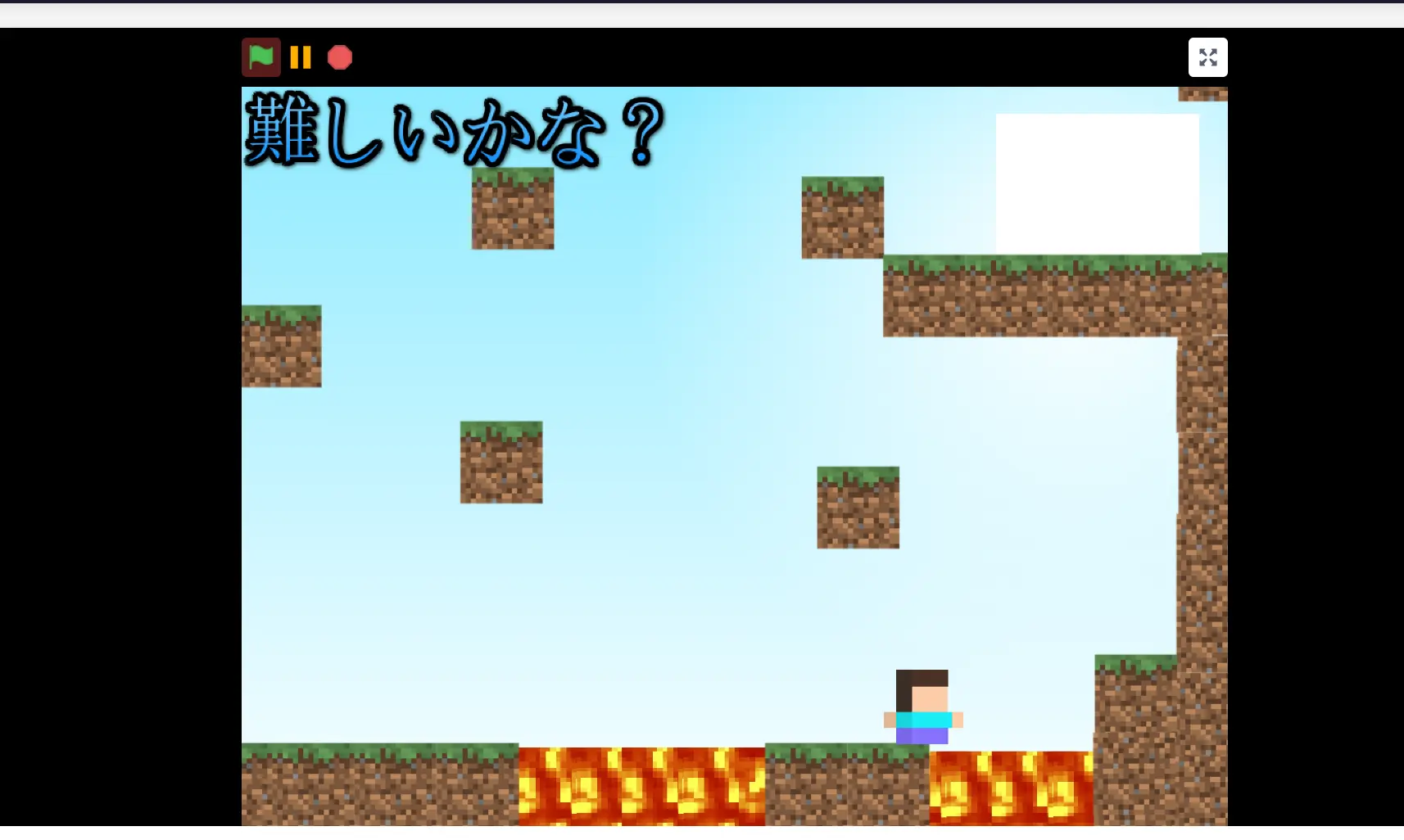 Minecraft Platformer V2 Gameplay