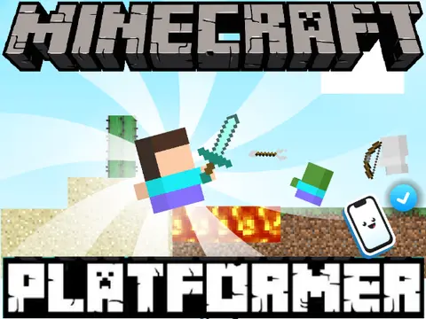 Minecraft Platformer V2 Logo
