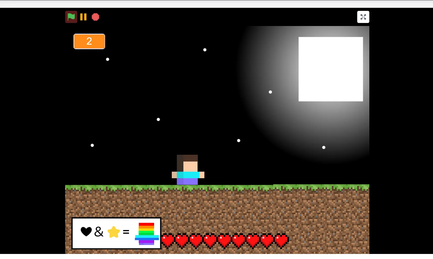 Minecraft Platformer V4 Home Screen
