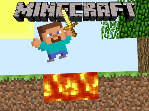 Minecraft Platformer V5 Logo