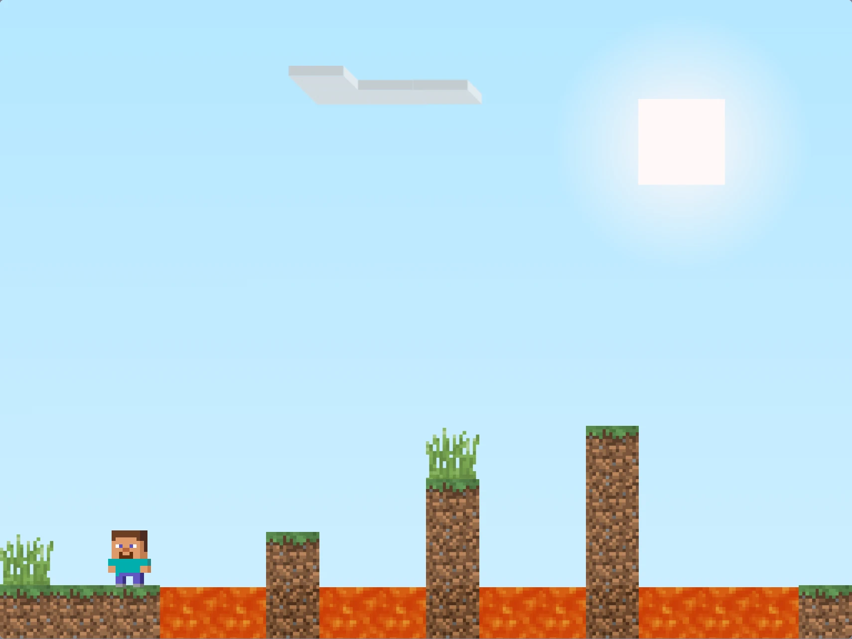 Minecraft Platformer World Demo gameplay screenshot 4