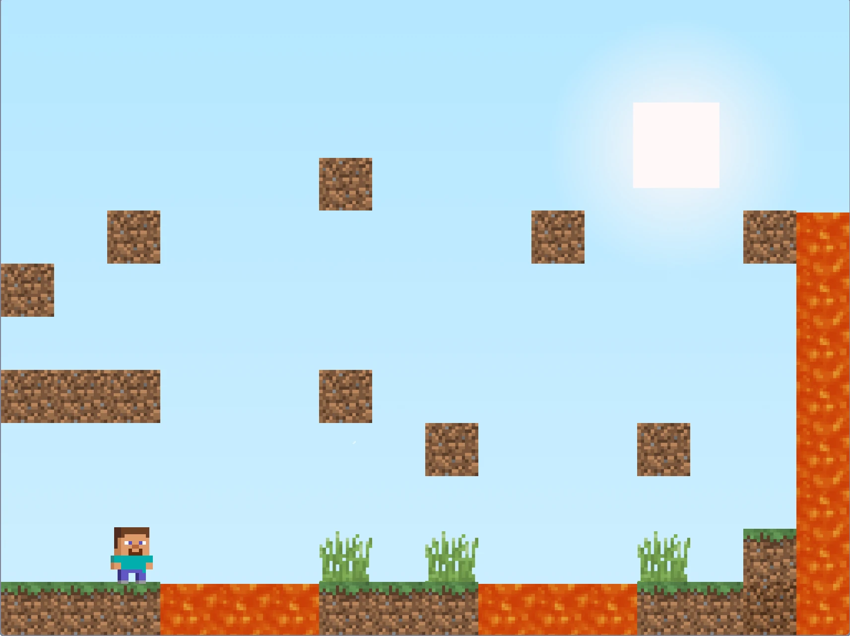 Minecraft Platformer World Demo gameplay screenshot 6