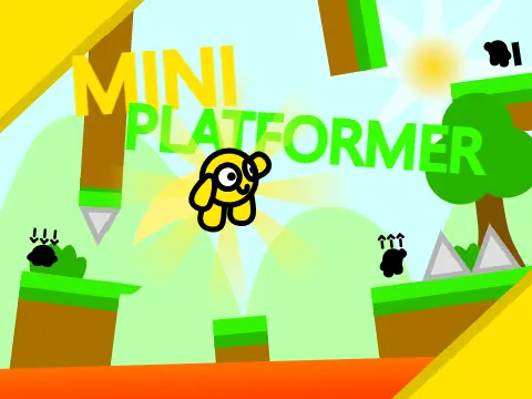 Mini Platformer yellow character game