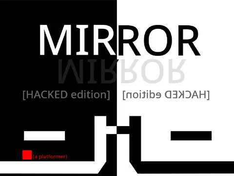 Mirror platformer hacked edition logo - original creator difficulty reduction modification