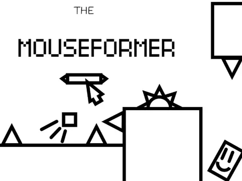 The Mouseformer platformer logo - innovative mouse-controlled platform game