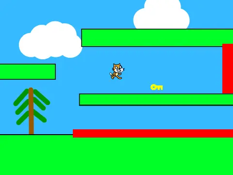 My First Platformer logo - debut platformer game design