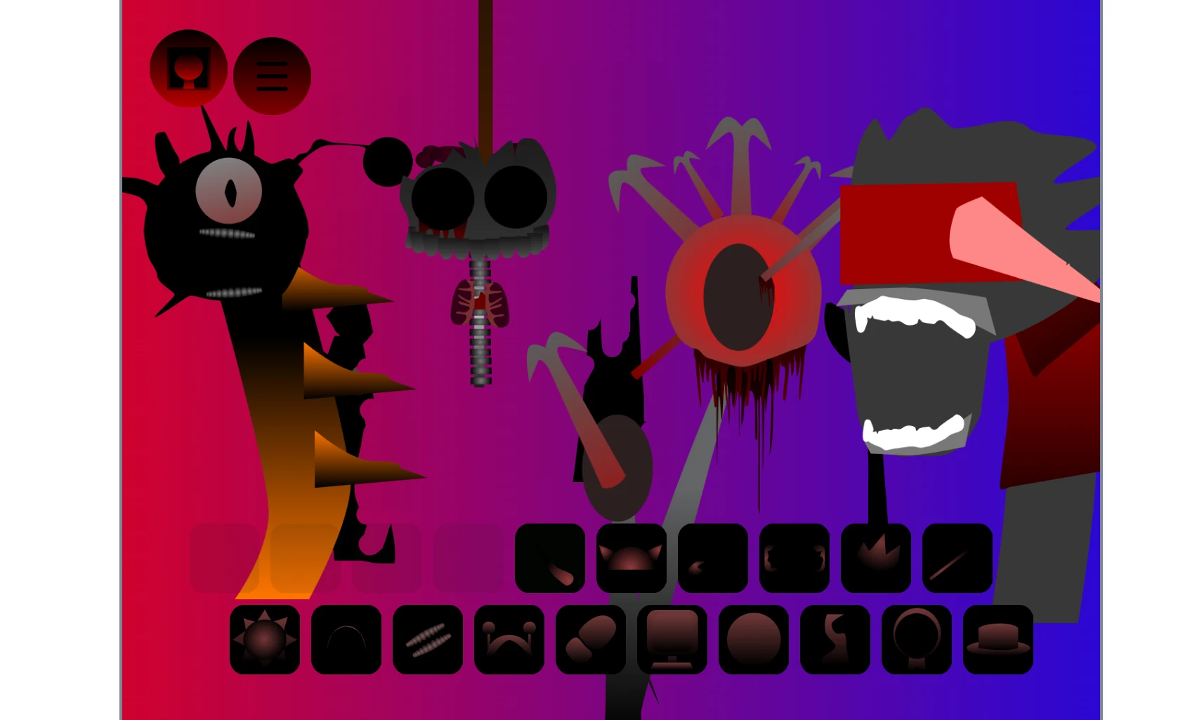 My Sprunki Phase 27 character selection and sound mixing