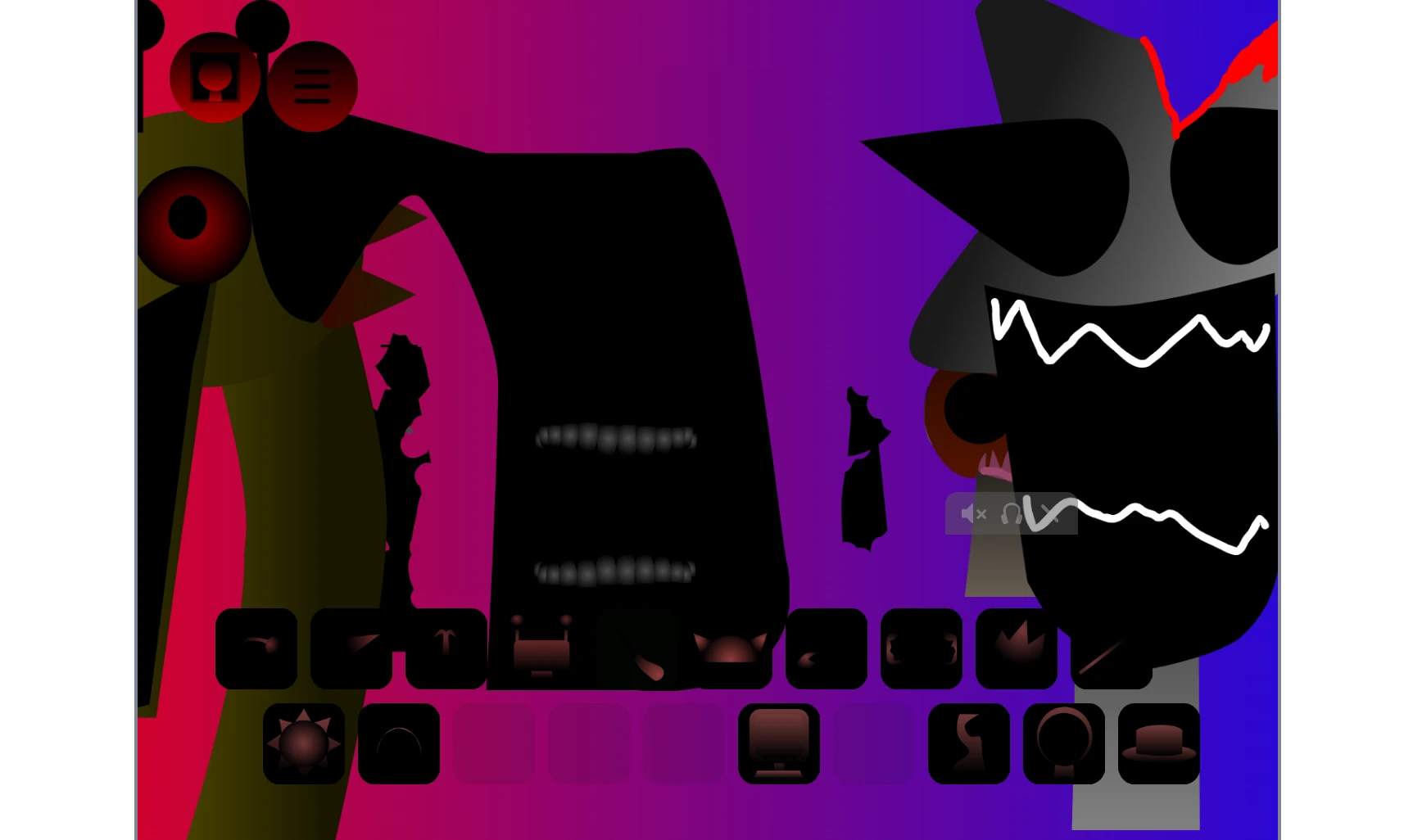 my sprunki phase 27 sound mixing screen